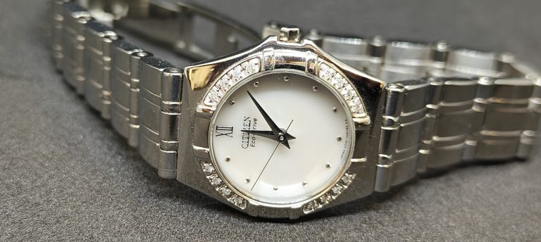 CITIZEN Eco Drive White Dial SS Women Watch EP5200-54A