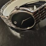 Movado Men’s Watch Classic Quartz Black Dial Stainless Steel