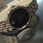 Movado Men’s Watch Classic Quartz Black Dial Stainless Steel